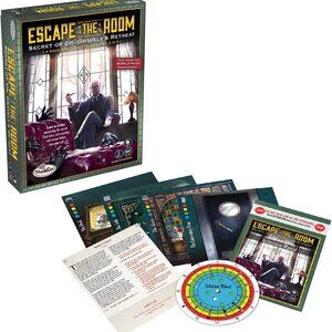 New Sealed ThinkFun Escape The Room Secret of Dr. Gravely's Retreat - English